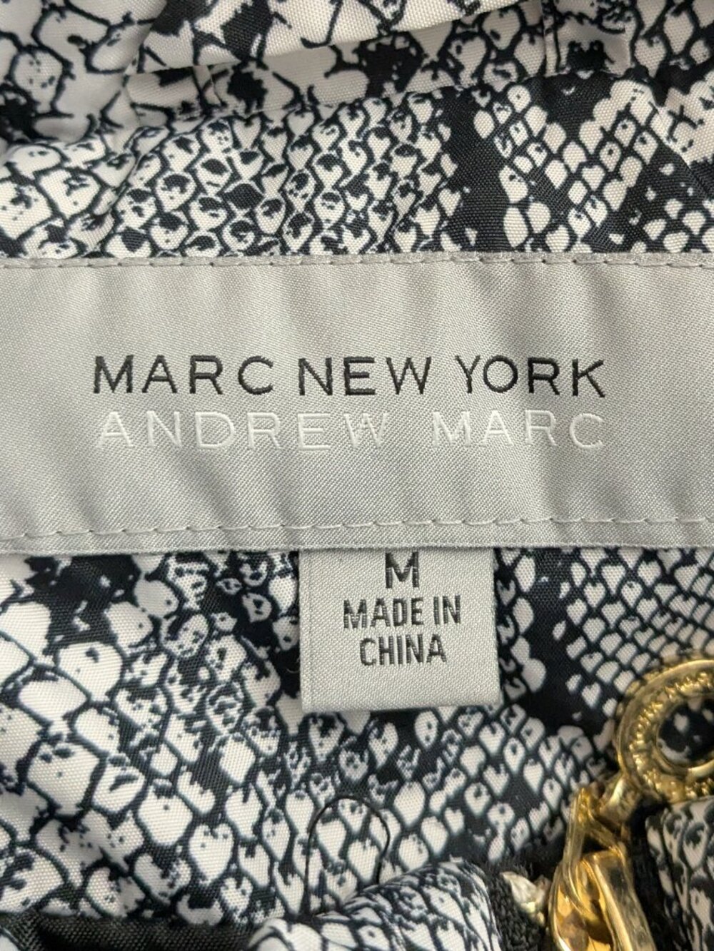 Marc New York Andrew Marc  Snake Vest Women Size M - Picture 7 of 8